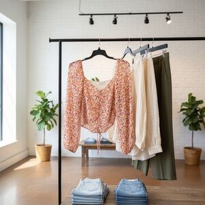 Lush Multicolor Floral Blouse